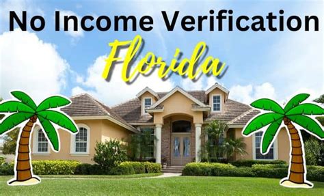 No Income Verification Loans Florida